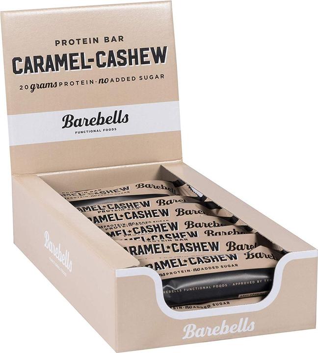 Actual product image Barebells Caramel Cashew Protein Bar (Caramel Cashew, 12 pcs., 660 g)