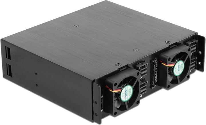 Produktbild Delock 5.25? Wechselrahmen für 4 x 2.5? U.2 NVMe SSD mit abschliessbaren Trays