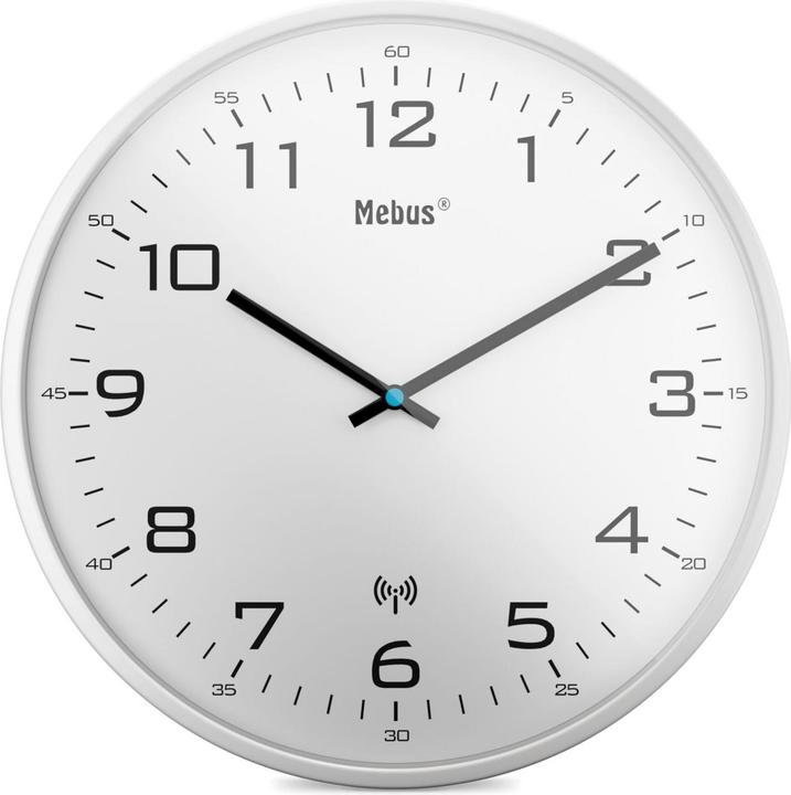 Actual product image Mebus 13080 Radio-controlled wall clock (30 cm)