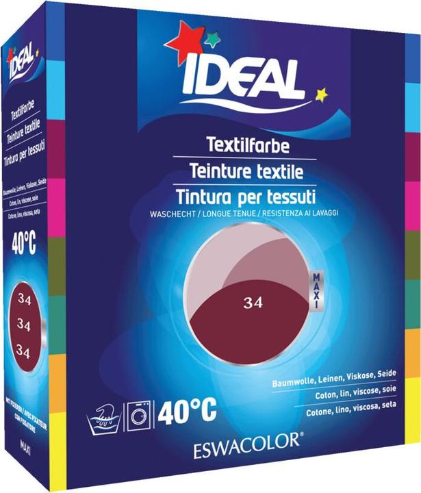Actual product image Ideal / Eswacolor Textile dye (34 Washing cycles, Liquid, Powder)