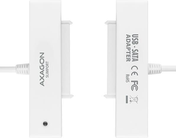 Immagine prodotto Axagon ADSA-1S6 Adattatore SLIMPort, USB 2.0, 2.5" SSD/HDD, SATA - con custodia (2.5")