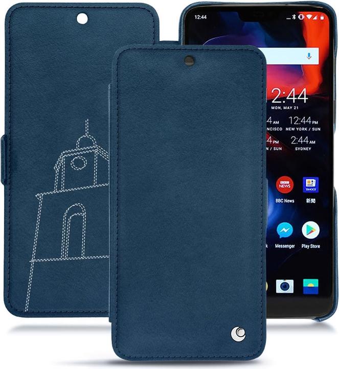 Actual product image Noreve Leather case horizontal (OnePlus 6)