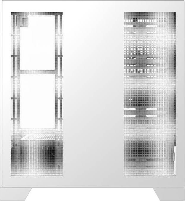 Actual product image Darkflash Tech Darkflash DY450 computer case without fans (white) (ITX, mATX, ATX)