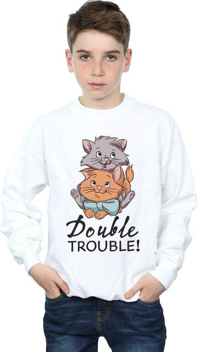 Actual product image Disney Boys The Aristocats Double Trouble Sweatshirt (104)