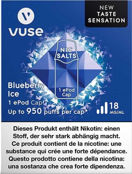 Image du produit Vuse Glace aux myrtilles (Myrtille)