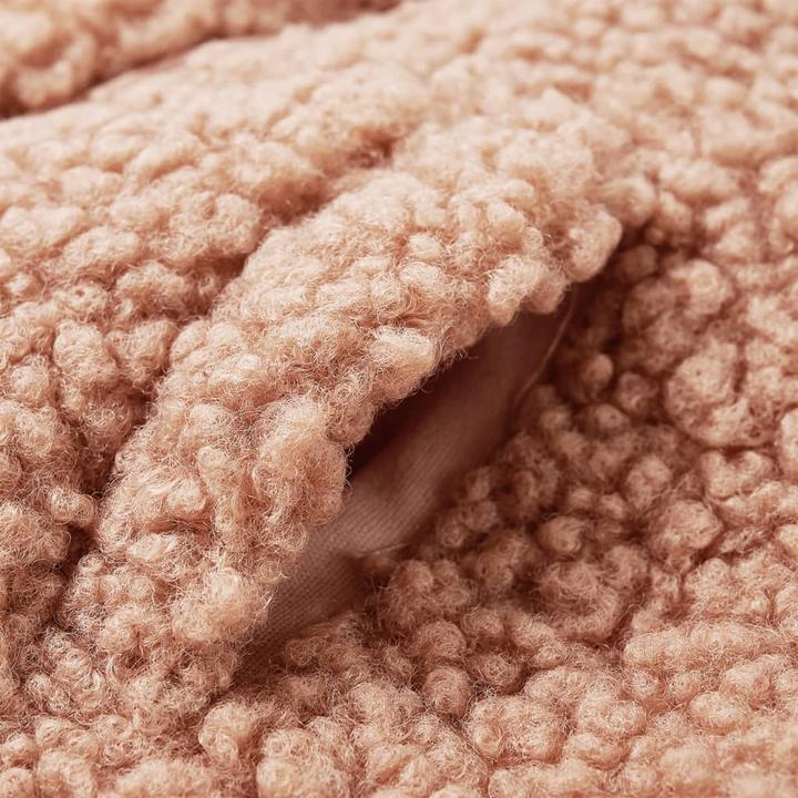 Produktbild VidaXL Kinder-Kapuzenjacke Teddy-Kunstpelz Heller Cognac (116)