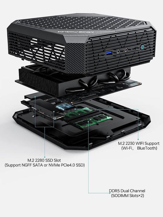 Immagine prodotto Minisforum Neptune HX99G (AMD Ryzen 9 6900HX)