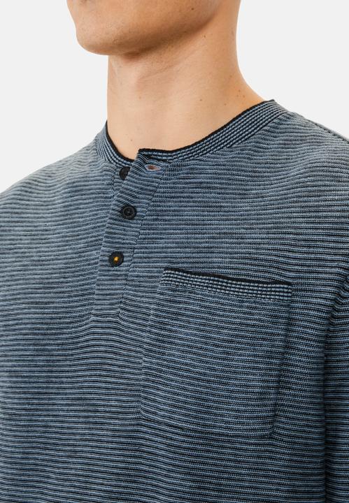 Image du produit Camel Active Henley Langarmshirt aus einem Baumwollmix (S)