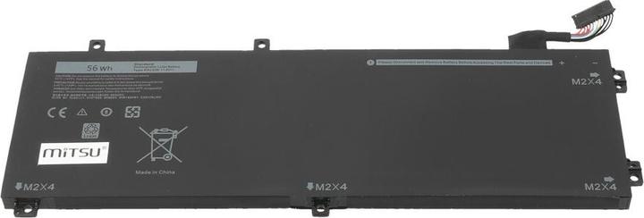 Actual product image Mitsu Bateria Bateria do Dell XPS 15 9550 - RRCGW 4910 mAh (56 Wh) 11.4 Volt (3 Cells, 4900 mAh)