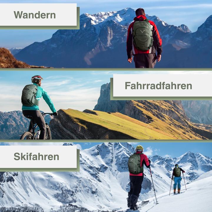 Immagine prodotto Valkental Explorer V22 - Zaino outdoor con borsa a tracolla integrata (22 l)