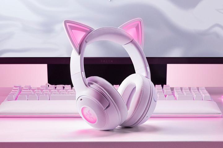 Actual product image Razer Kraken Kitty V2 BT - White (Wireless)