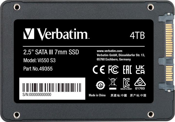 Actual product image Verbatim Vi550 (4000 GB, 2.5")