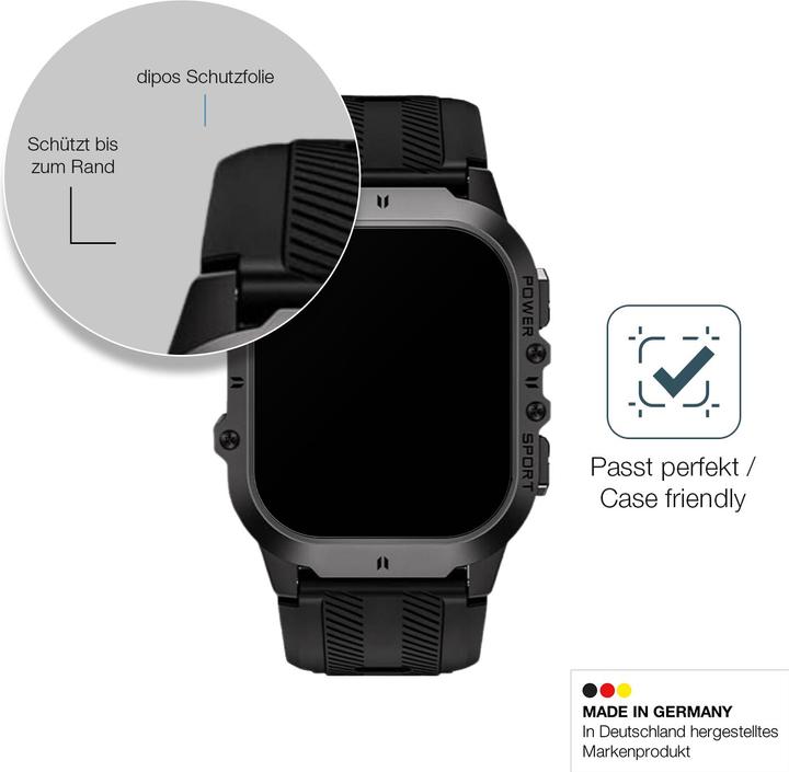 Produktbild Dipos Anti-Shock Displayschutz Matt 9H