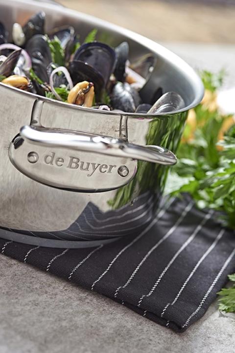 Actual product image de Buyer Roasting pot MILADY grey (28 cm, Casserole + Stewpot, Stainless steel)