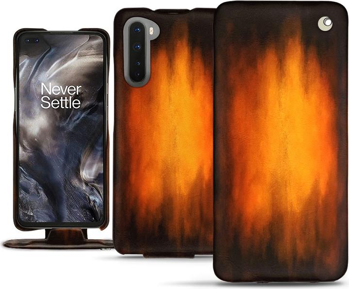 Produktbild Noreve Lederschutzhülle vertikal (OnePlus Nord)
