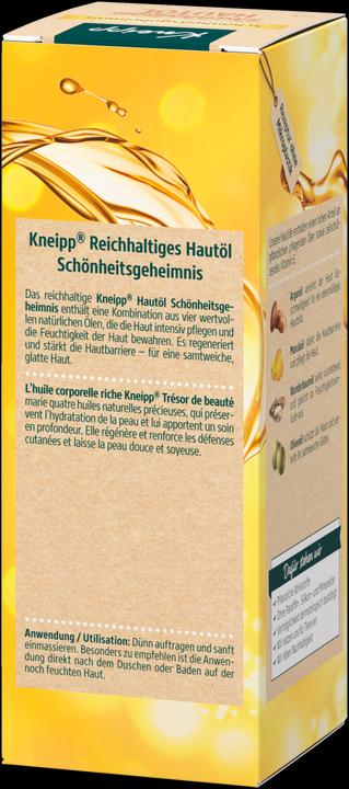 Produktbild Kneipp Reichhaltiges Hautöl Schönheitsgeheimnis (Körperöl, 100 ml)
