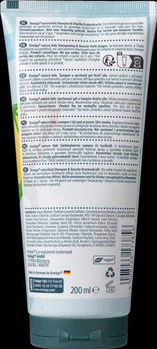 Actual product image Kneipp Naturkind Shower&Shampoo 200ml Dragon Power (200 ml)