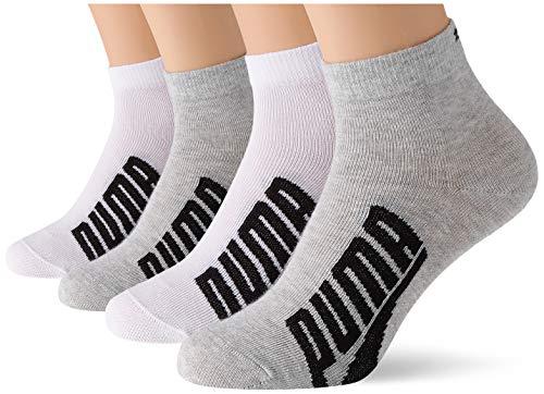 Immagine prodotto Puma Calzini unisex adulti BWT Lifestyle Quarter (2 confezioni), bianco/grigio/nero, 43/46 (43 - 46)