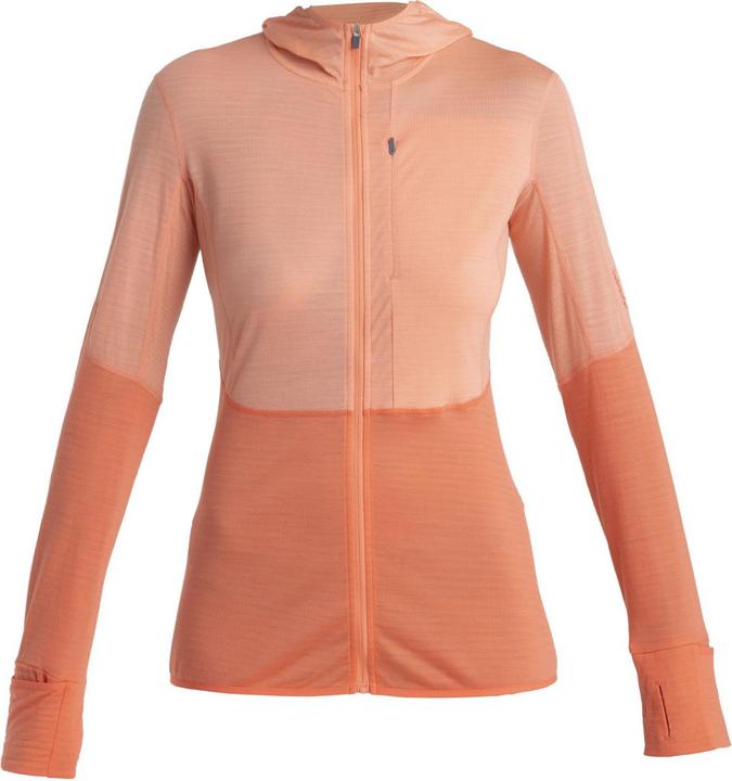 Icebreaker Women Merino 200 Realfleece Descender LS Zip Hoodie (M)