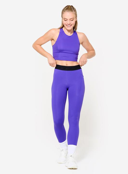 Produktbild Domyos Crop Top Damen enganliegend - violett (XXL)