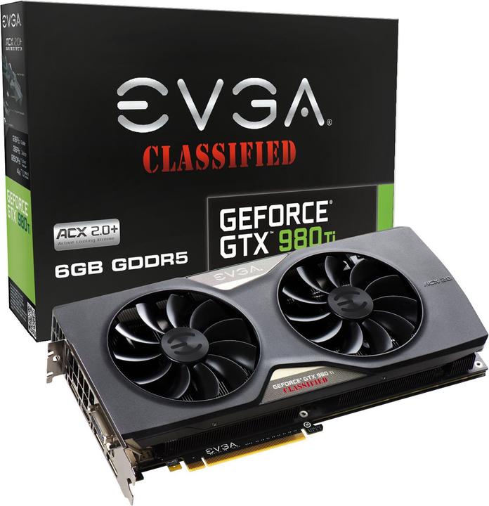 Produktbild EVGA GTX 980 Ti Classified ACX 2.0+ (6 GB)