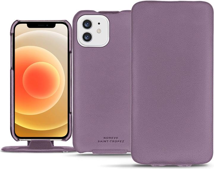 Actual product image Noreve Leather cover vertical (Apple iPhone 12)