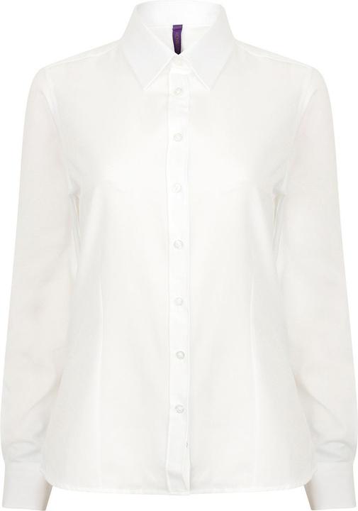 Actual product image Henbury Womens/Ladies Moisture Wicking Long-Sleeved Shirt (3XL)