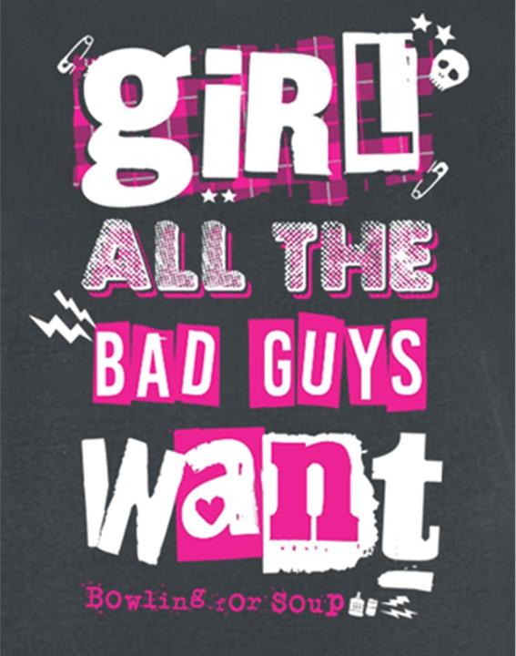 Immagine prodotto Amplified Girl All The Bad Guys Want Maglietta Vestito Bowling For Soup Adulto Unisex (XXL)