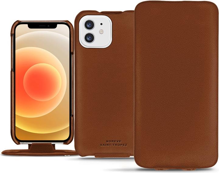 Actual product image Noreve Leather cover vertical (Apple iPhone 12 mini)