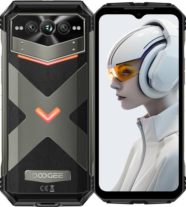 Actual product image Doogee V Max Plus 5G Phone, 512GB/16GB, Gray (512 GB, Grey, 200 Mpx)