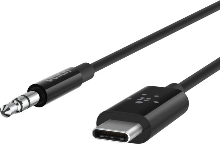 Image du produit Belkin RockStar 3,5mm Aud./USB-C câble 0,9m (0.90 m, Jack 3,5 mm (AUX))