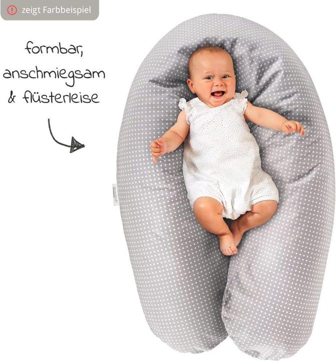 Produktbild Theraline Stillkissen Stillkissen Dodo mit Mikroperlen-Füllung inkl. Bezug (170 cm)