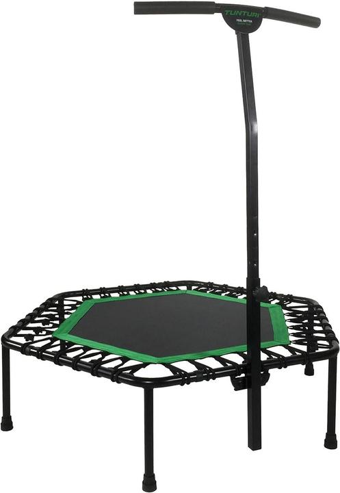 Actual product image Tunturi Hexagon Fitness Trampolin mit Verstellbarem und Abnehmbarem Handgriff (84 cm)
