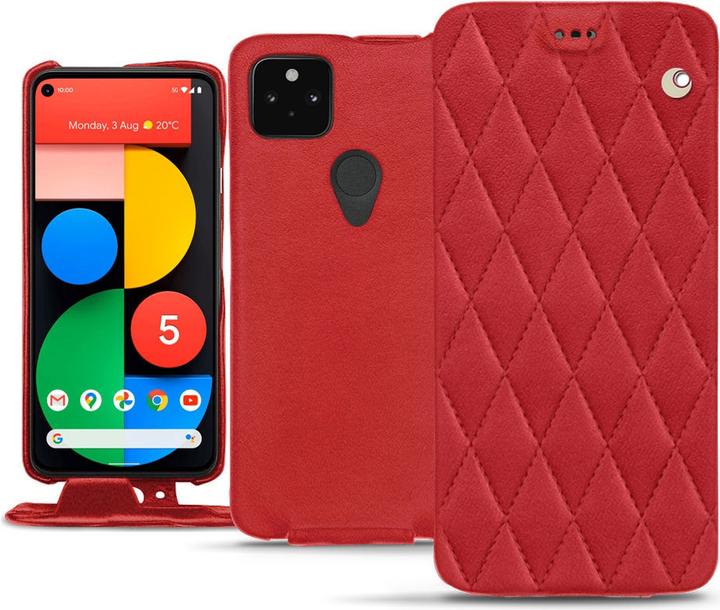 Actual product image Noreve Leather cover vertical (Google Pixel 5)