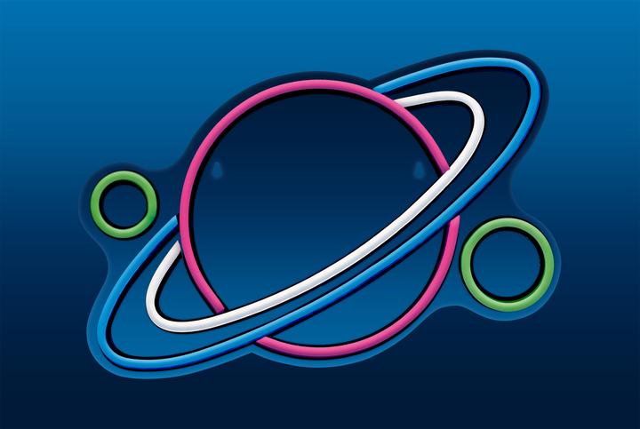 Image du produit Activejet AJE-NEON PLANET LED Néon (32 cm, Intérieur, Extérieur)