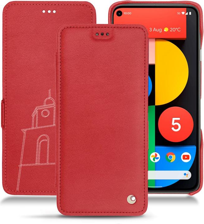 Actual product image Noreve Leather case horizontal (Google Pixel 5)