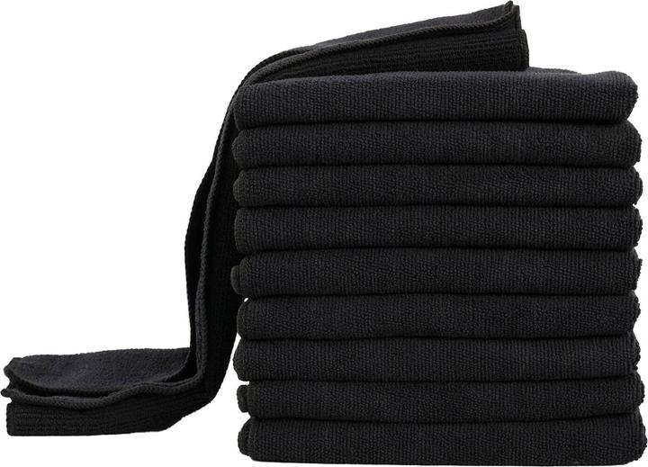 Immagine prodotto Casativo Set di 20 panni in microfibra per la pulizia, nero, 40 x 40 cm (20 pz.)