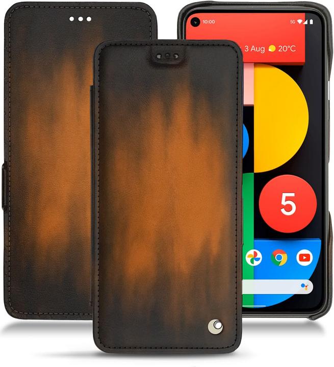 Productafbeelding Noreve Lederen omslag horizontaal (Google Pixel 5)