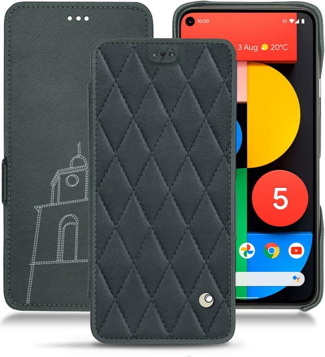 Actual product image Noreve Leather case horizontal (Google Pixel 5)