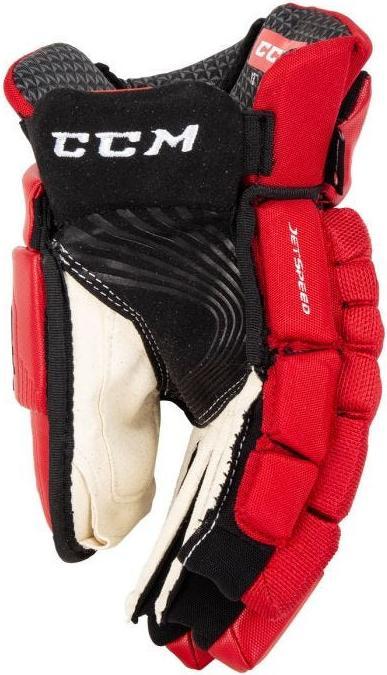 Immagine prodotto CCM Guanti da hockey JetSpeed FT4 Pro SR (rosso/bianco (13), 14"/36 cm) (13)