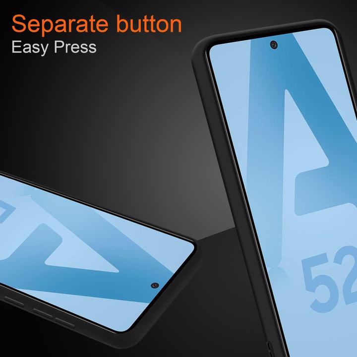 Produktbild Cadorabo Hybrid Matt Hülle für Samsung Galaxy A52 (4G / 5G) / A52s (Samsung Galaxy A52, Samsung Galaxy A52 5G, Samsung Galaxy A52s 5G)
