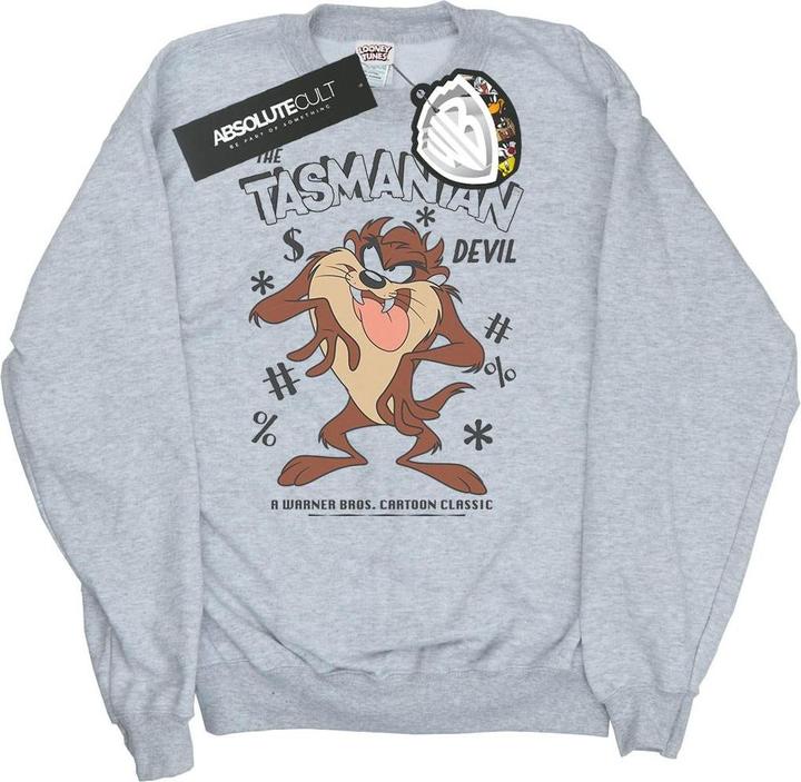 Immagine prodotto Looney Tunes Felpa Diavolo della Tasmania Vintage Uomo (L)