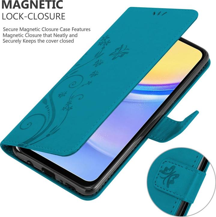 Immagine prodotto Cadorabo Custodia per Samsung Galaxy A16 Flower Book (Samsung Galaxy A16)
