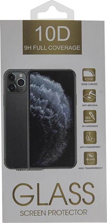 Actual product image OEM Tempered glass 10D for Xiaomi Redmi Note 7 black frame