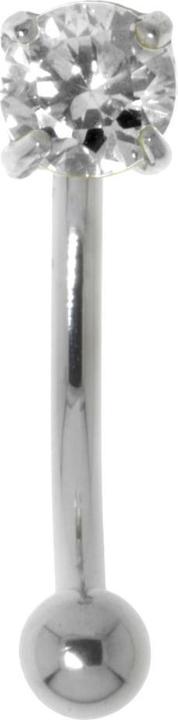 Immagine prodotto Bijouteria Piercing sopracciglio (Argento 925, Zirconia, Acciaio chirurgico 316L)