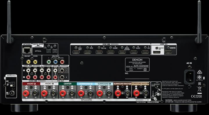 Actual product image Denon Avr-X2200w (7.2 channels, FM)