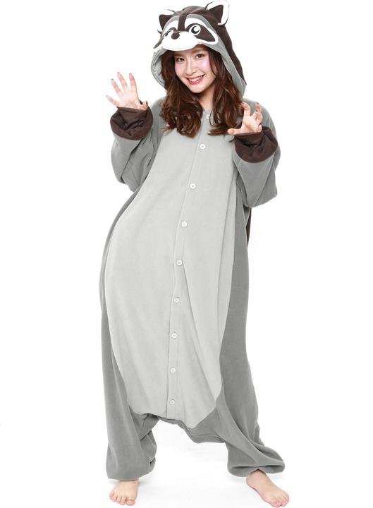 Actual product image Metamorph Kigurumi: Raccoon (M, L)