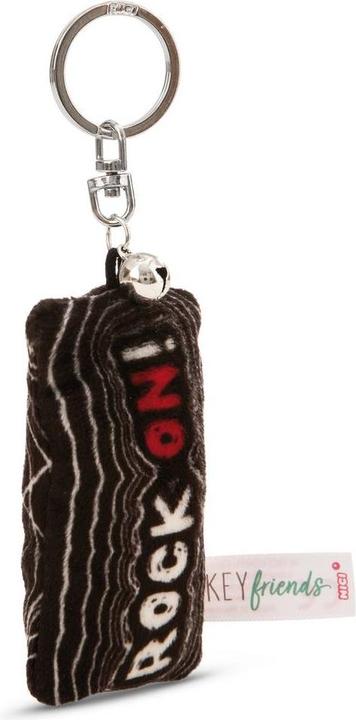 Produktbild Magni NICI Schlüsselanhänger Mini Plüschkissen Rock on! mit Glöckchen 8cm