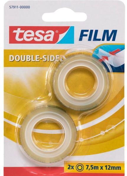 Produktbild tesa 2x tesafilm Doppelseitiges Klebeband, Fotofilm (15 mm)