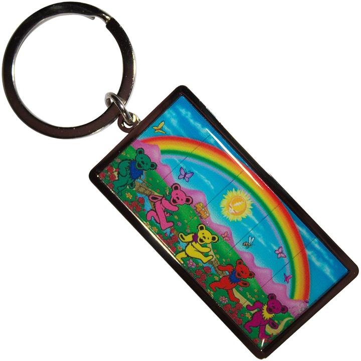 Produktbild Grateful Dead Schlüsselanhänger Regenbogen